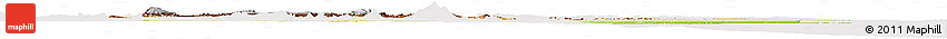 Physical Horizon Map of Kenya, cropped outside