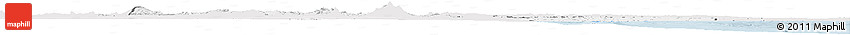 Silver Style Horizon Map of Kenya, single color outside