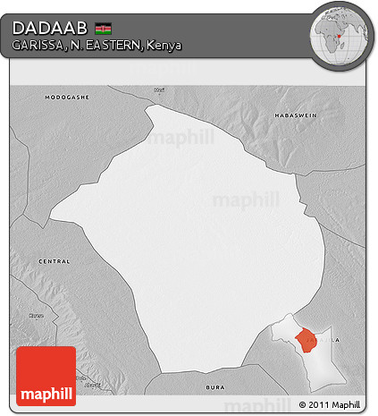 Gray 3D Map of DADAAB