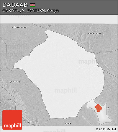 Gray 3D Map of DADAAB