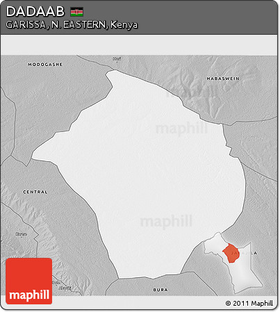 Gray 3D Map of DADAAB