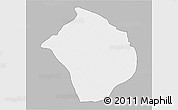 Gray 3D Map of DADAAB, single color outside