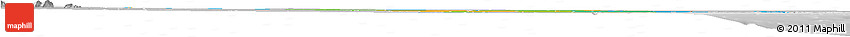Political Horizon Map of GARISSA, lighten, desaturated