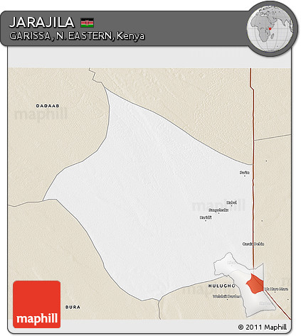 Classic Style 3D Map of JARAJILA