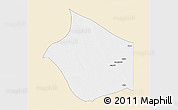 Classic Style 3D Map of JARAJILA, single color outside