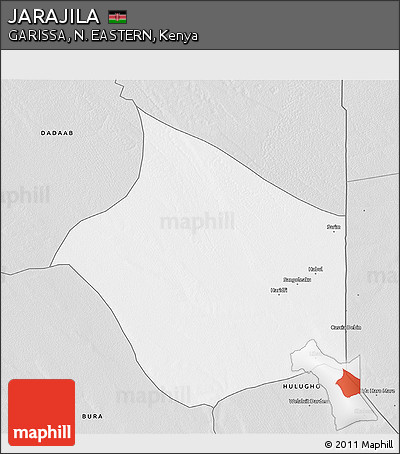 Silver Style 3D Map of JARAJILA
