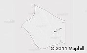 Silver Style 3D Map of JARAJILA, single color outside