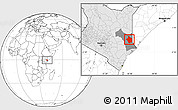 Blank Location Map of JARAJILA, highlighted country, highlighted parent region