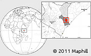 Blank Location Map of JARAJILA, highlighted parent region, highlighted grandparent region
