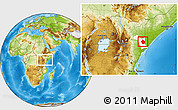 Physical Location Map of JARAJILA, highlighted parent region, within the entire country