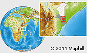 Physical Location Map of JARAJILA, highlighted parent region, highlighted grandparent region