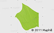 Physical Map of JARAJILA, single color outside