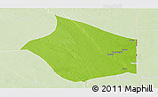 Physical Panoramic Map of JARAJILA, lighten