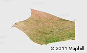 Satellite Panoramic Map of JARAJILA, single color outside