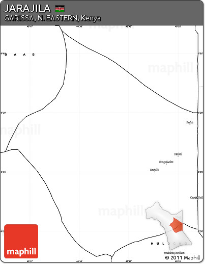 Blank Simple Map of JARAJILA