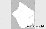 Gray Simple Map of JARAJILA, single color outside