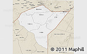 Classic Style 3D Map of MANDERA