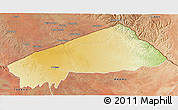 Physical 3D Map of BANISSA, satellite outside
