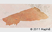 Satellite 3D Map of BANISSA, lighten