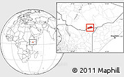 Blank Location Map of BANISSA