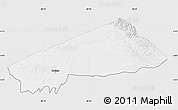 Silver Style Map of BANISSA, single color outside