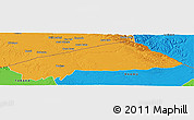 Political Panoramic Map of BANISSA