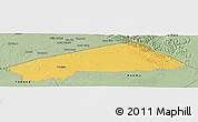 Savanna Style Panoramic Map of BANISSA