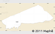 Classic Style Simple Map of BANISSA, single color outside