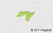 Physical 3D Map of CENTRAL, cropped outside