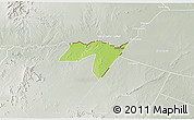 Physical 3D Map of CENTRAL, lighten, semi-desaturated