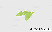 Physical 3D Map of CENTRAL, single color outside