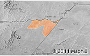 Satellite 3D Map of CENTRAL, desaturated