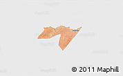 Satellite 3D Map of CENTRAL, single color outside
