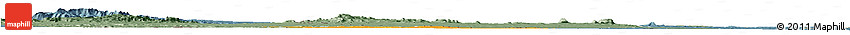 Political Horizon Map of CENTRAL, semi-desaturated