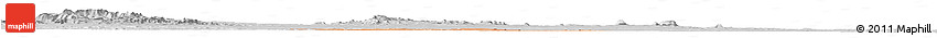 Satellite Horizon Map of CENTRAL, lighten, desaturated