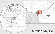 Blank Location Map of CENTRAL, highlighted country, highlighted parent region