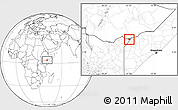 Blank Location Map of CENTRAL