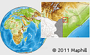 Physical Location Map of CENTRAL, highlighted country, highlighted grandparent region