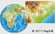 Physical Location Map of CENTRAL, highlighted parent region