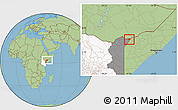 Savanna Style Location Map of CENTRAL, highlighted country, highlighted grandparent region