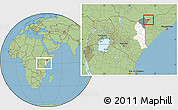 Savanna Style Location Map of CENTRAL, highlighted parent region, highlighted grandparent region, within the entire country