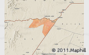 Satellite Map of CENTRAL, shaded relief outside