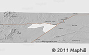 Gray Panoramic Map of CENTRAL
