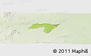 Physical Panoramic Map of CENTRAL, lighten