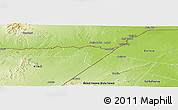 Physical Panoramic Map of CENTRAL