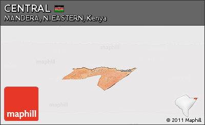 Satellite Panoramic Map of CENTRAL, cropped outside