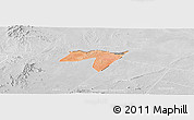 Satellite Panoramic Map of CENTRAL, lighten, desaturated