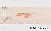 Satellite Panoramic Map of CENTRAL, lighten