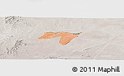 Satellite Panoramic Map of CENTRAL, lighten, semi-desaturated