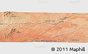 Satellite Panoramic Map of CENTRAL